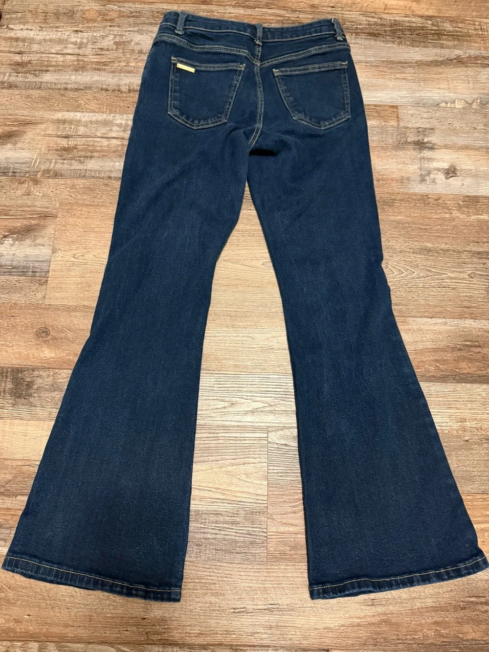 Michael Kors Selma Dark Wash Flare Jeans Size 4